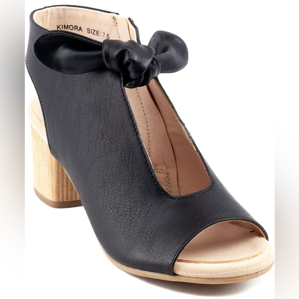 Good Choice Black Kimora Women's Heeled Sandals KIMORA-BLK